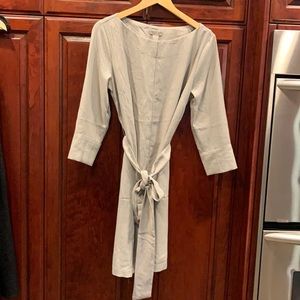 Houndstooth shift dress.